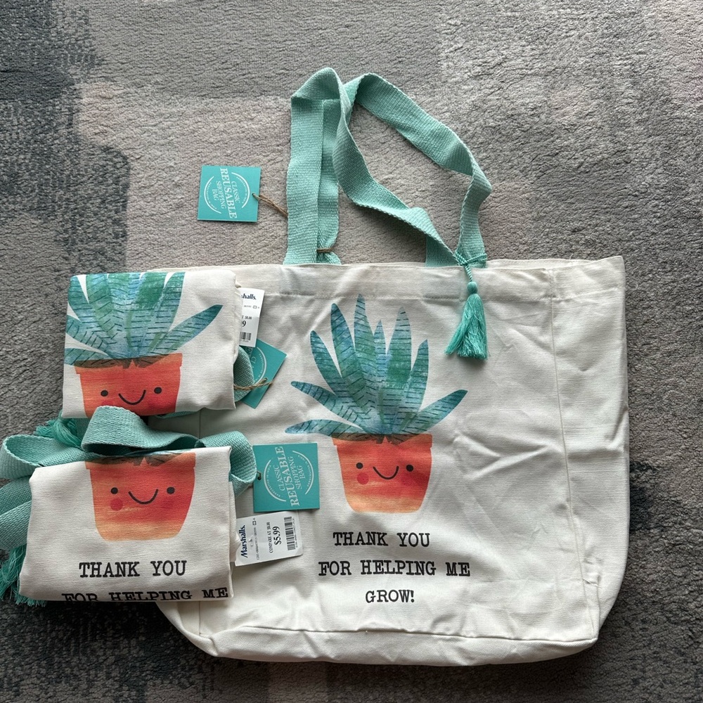 Three Tote Bags, NWTs, teachers’ gifts
